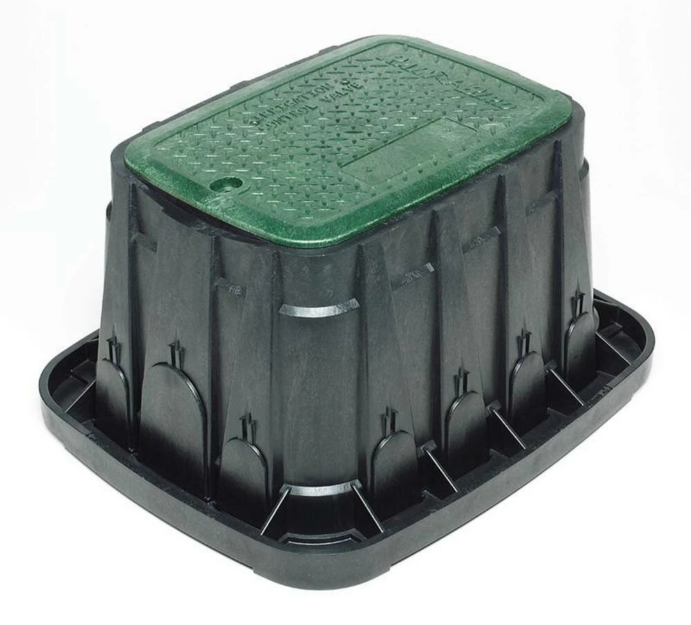 Rain Bird 12 x 21-13/16 in. Rectangle Irrigation Valve Box with Lid